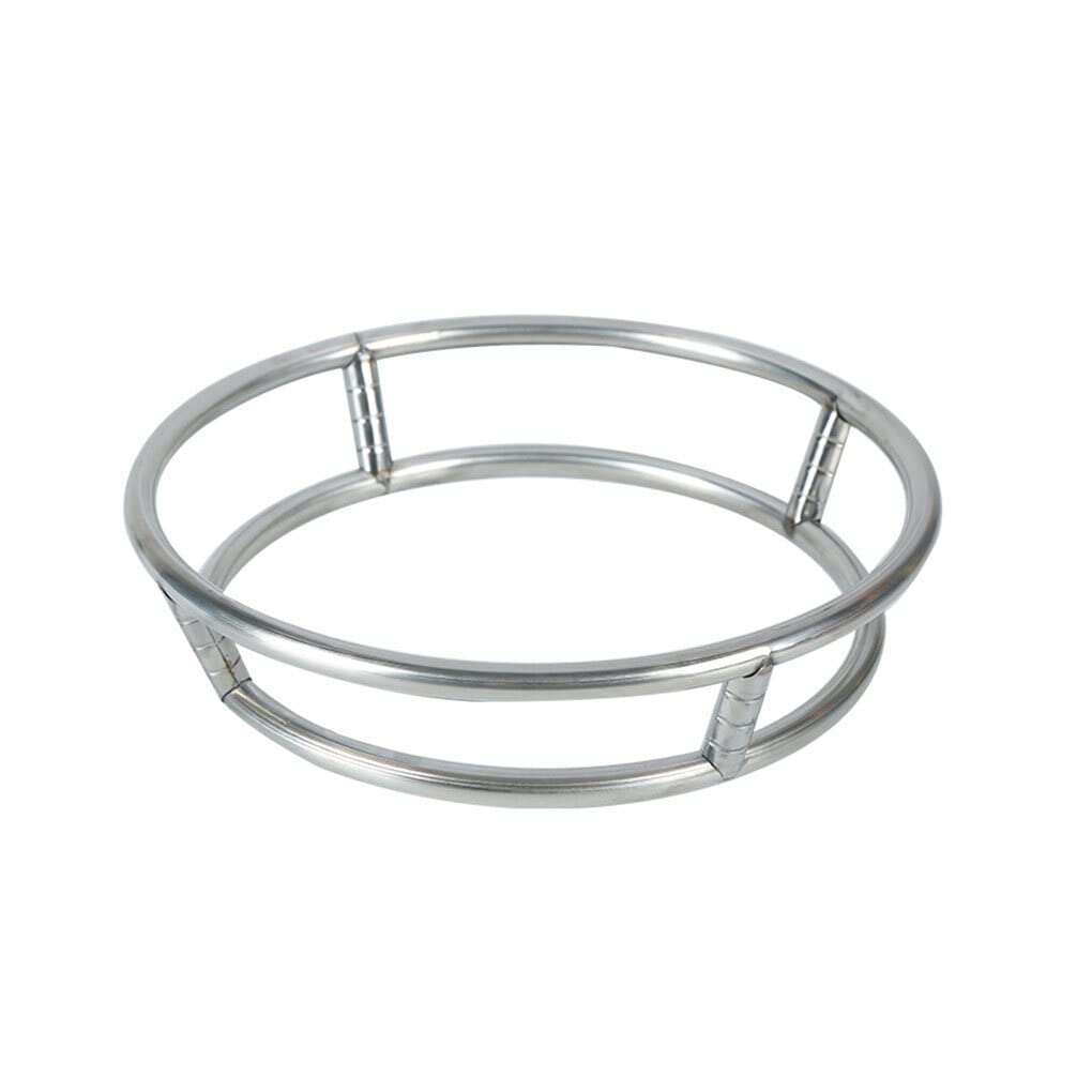 Wok Ring, Edelstahl, dick, doppellagig, Wok Ständer, Wärmedämmung, Topfständer, Restaurants, Cafeterias, Geschäfte, Wie abgebildet 1