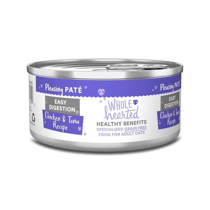 Wholehearted Easy Digestion Chicken And Tuna Recipe Adult Wet Cat