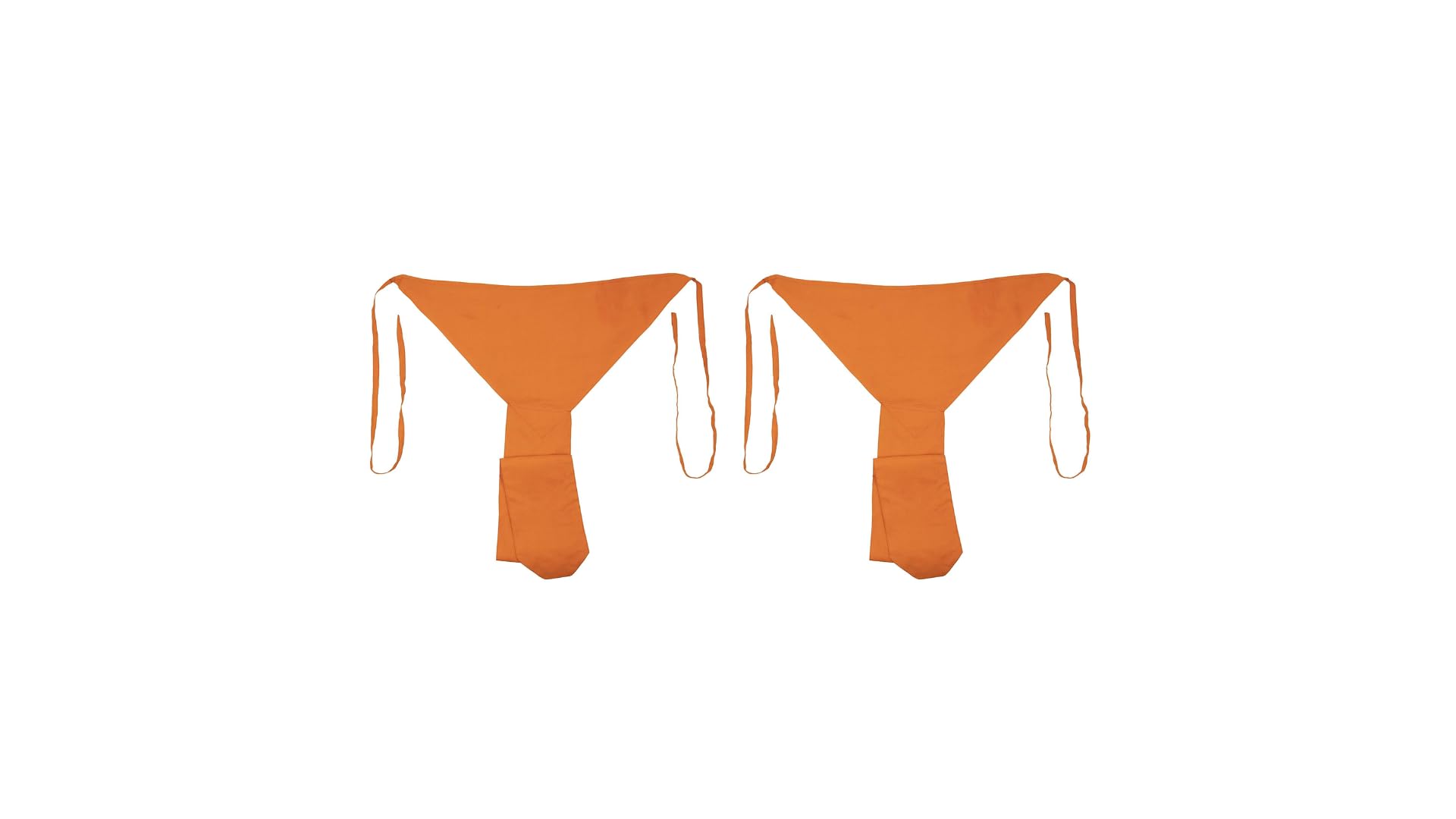 Men's Cotton Langot Supporter Free Size (Pack of 2) Yellow Indian Traditional langot Gym,Yoga, Work Out, Running Langot/Langoti/Supporter/Underwear