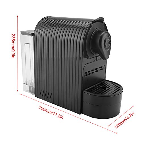 Máquina, Máquina de Café con Soporte de Taza Ajustable para Hacer Café con Leche para el Hogar(Negro (Europa 220-240v)) - Imagen 8