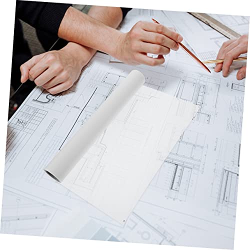 MAGICLULU 1 Rolo Papel Vegetal Rascunho Papel Vegetal Transparente Papel De Pintura De Rastreamento