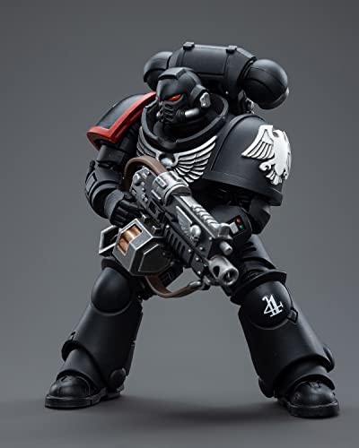 Pipigirl Joytoy Warhammer 40K Space Marine Genuine License 1/18 Soldier, Raven Guard Intercessors, 4Inch Models Space Marines Action Figures Kits (Brother Nax) #TOP2