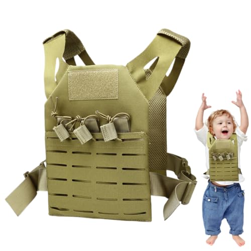 Chaleco para niños impermeable y resistente al desgaste con cinturón de ajuste libre 4