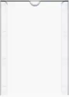 Dello 0534.H.0012 - Quadro de aviso, A4, polipropileno, Cor cristal
