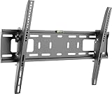 SCHWAIGER 9376 Soporte de Pared para TV 37-86 Pulgadas Soporte para TV Suspensión para TV máx. 50 kg máx. Norma VESA 200x200 inclinable Negro Incl. Accesorios de Montaje y Nivel de Burbuja Integrado