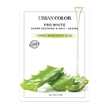 Modicare Urban Color Pro White Super Soothing & Anti-Ageing Sheet Mask With Aloe Set Of 2