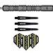 WINMAU Michael Van Gerwen MvG Exact 23 gram Tungsten Darts Set with Flights and Stems (Shafts)