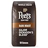 Peet’s Coffee, Dark Roast Whole Bean Co...