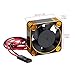 AllinRC 30mm RC Car Motor Cooling Fan Heatsink 28000RPM Brushless ESC Cooling Fan for RC Car Truck Buggy 1/8 1/10 540 550 Motors (Black-Gold)
