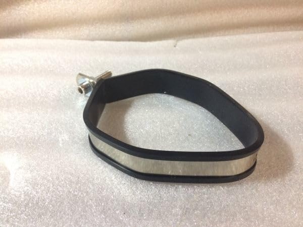 2セット アクラポビッチタイプ ヘキサゴンタイプ 全高140ｍｍ全幅100ｍｍ サイレンサーバンドとゴムとボルトワッシャーナットのセ