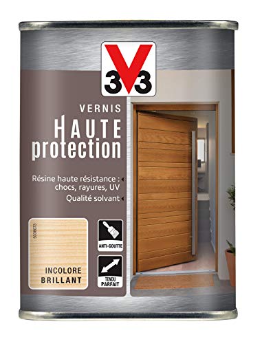 V33 Vernis extérieur Haute protection, Incolore brillant 1 L