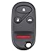 MagiDeal Générique Remplacement Coque de Clé Télécommande 4 Boutons Pour Honda Accord 1998-2002