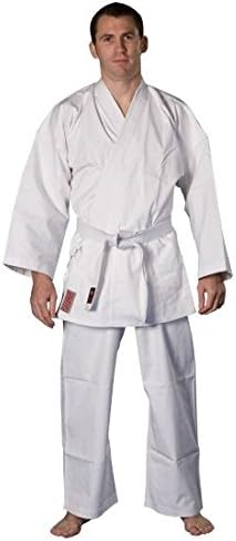 Med Heavyweight Karate Gi Uniform White 12oz by Kaizen Athletic