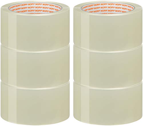 Nopi Universal Packband, 66m:50mm (6 Rollen - transparent) Cover