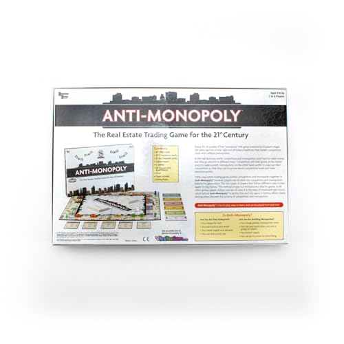 Anti-Monopoly juego de mesa para 2 a 4 jugadores miniatura 2