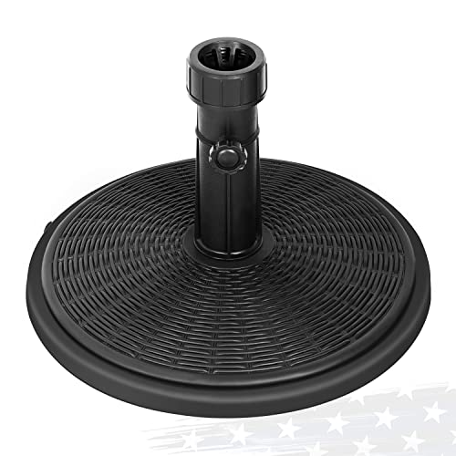 FRUITEAM 22LBS Prefilled Patio Umbrella Base, Assembly 17.5" Round