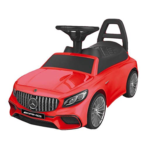 Eco Toys Rutschauto Mercedes-Benz S65 AMG mit Frontlichter & Sound Rutscher Kinderauto Rutschfahrzeug (Rot) – Bild 2