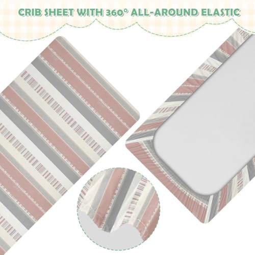 Drap-housse imperméable 132 x 71 cm sábanas de cuna bohémien marron - 5