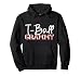 T-Ball Grammy Leopard Baseball T-Ball Player Tee Ball Pullover Hoodie