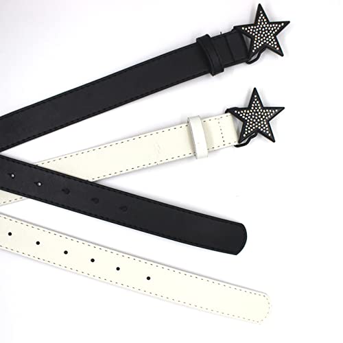 Kawaii Star Belt PU Leather Punk Women's Belt Women's Jeans Buckle Belt Korean Women's Belt3