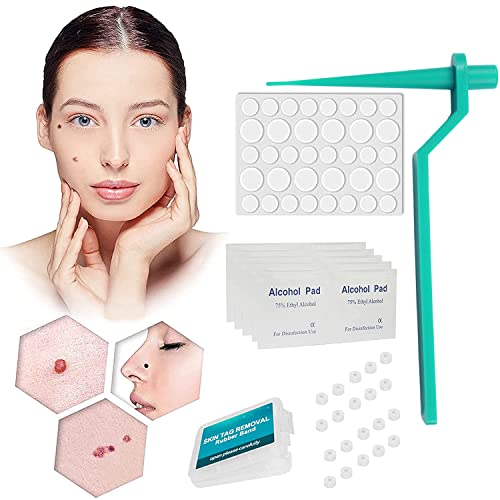 Skin Tag Remover,Kit de Eliminación de Etiquetas de Piel,Dispositivo de Eliminación de Etiquetas de Piel,seguro y sin dolor Dispositivo para eliminar etiquetas de piel pequeñas y medianas (2-4 mm) Cover