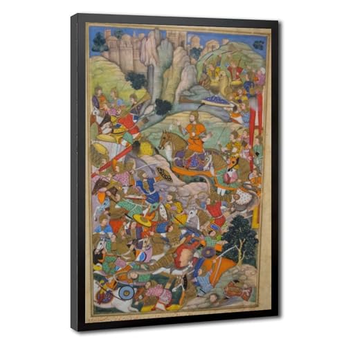Impression sur toile de la victoire de Humayun tableau haut de gamme suspendu 20x30
