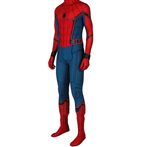 SEYE1u00b0 Disfraz de Piel de superhéroe para Adultos Spider-Man, Disfraces para niños Lycra Spandex Cosplay de Halloween