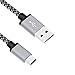 Micro USB Cable 3-Pack 10ft / 3m, BeneStellar Premium Nylon Braided USB 2.0 A Male to Micro B Charger Cord for Samsung, LG, Motorola, Nexus, HTC, Sony, Nokia, Android Devices and More (Gray)