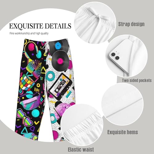 Soft Men's Pajama Pants with Pockets, Breathable Sleep Lounge Pants, Lightweight Sleepwear for Relaxation3
