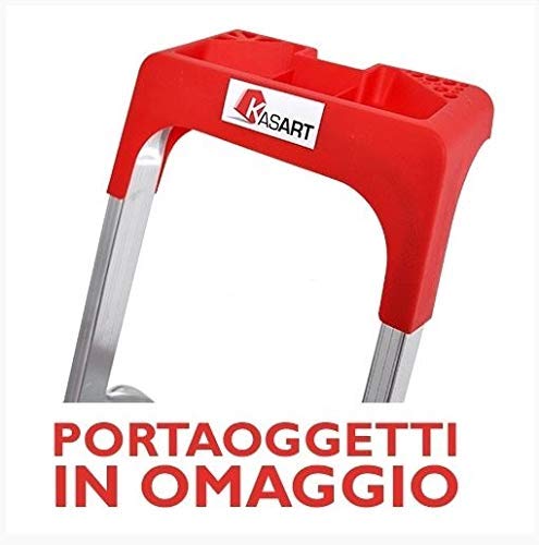 Scala Alluminio Niccolai 6 Gradini - Portata 150 Kg Con Antiscivolo E Sicurezza - Foto 5