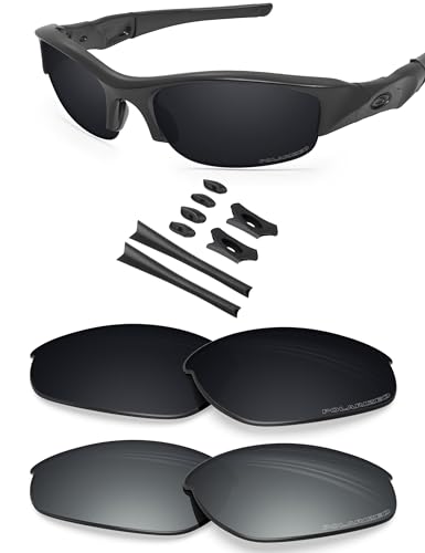Image of BLAZERBUCK Anti-salt Polarized Replacement Lenses for Oakley Flak Jacket OO9008-2 Pairs