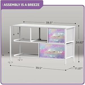 Sorbuskidsdresserwith5drawersstoragechestorganizerunitwithsteelframewoodtopeasypullfabricbinslongwidetvstandforbedroomfurniturehallwayclosetofficeorganization Urban Country Home Decor Sorbus kids dresser with 5 drawers storage chest organizer unit with steel frame wood top easy pull fabric bins long wide tv stand for bedroom furniture hallway closet office organization urban country home decor
