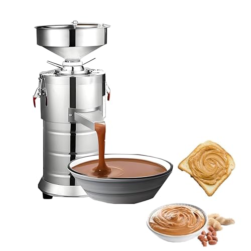 Machine à beurre d'arachide – Moulin électrique de 1100 W pour arachides, amandes, noix de cajou et sésame – Appareil de broyage polyvalent pour céréales et sauces