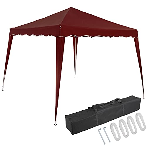 Casaria Pavillon Pop-Up 3x3m Farbauswahl UV-Schutz 50+ inkl. Tasche wasserdicht faltbar Faltpavillon Zelt Festival Capri