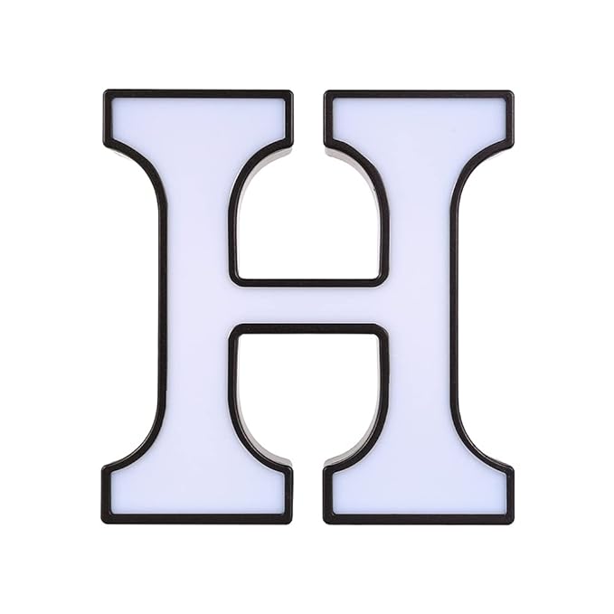 White Environment Friendly Energy Saving Lastics Letter-Shape Lamp Home Club Outdoor Indoor Party ing Decoration//