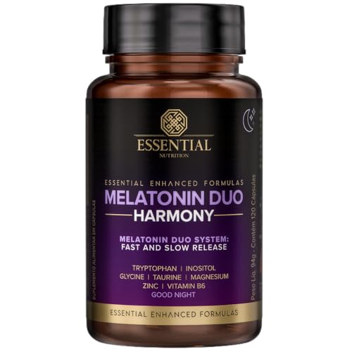 Melatonin Duo Harmony Essential Nutrition 120 Cápsulas