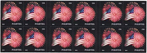 USPS Forever Stamps Star-Spangled Banner Booklet of 20 (Fireworks) - Thumbnail 3