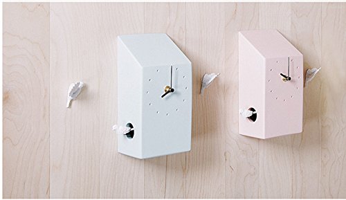 壁かけ時計 かっこうクロック 自然の鳴き声で話し合う2羽の鳥 Amazon.co.jp: ハオシ デザイン(haoshi desig) 掛け時計 Cuckoo