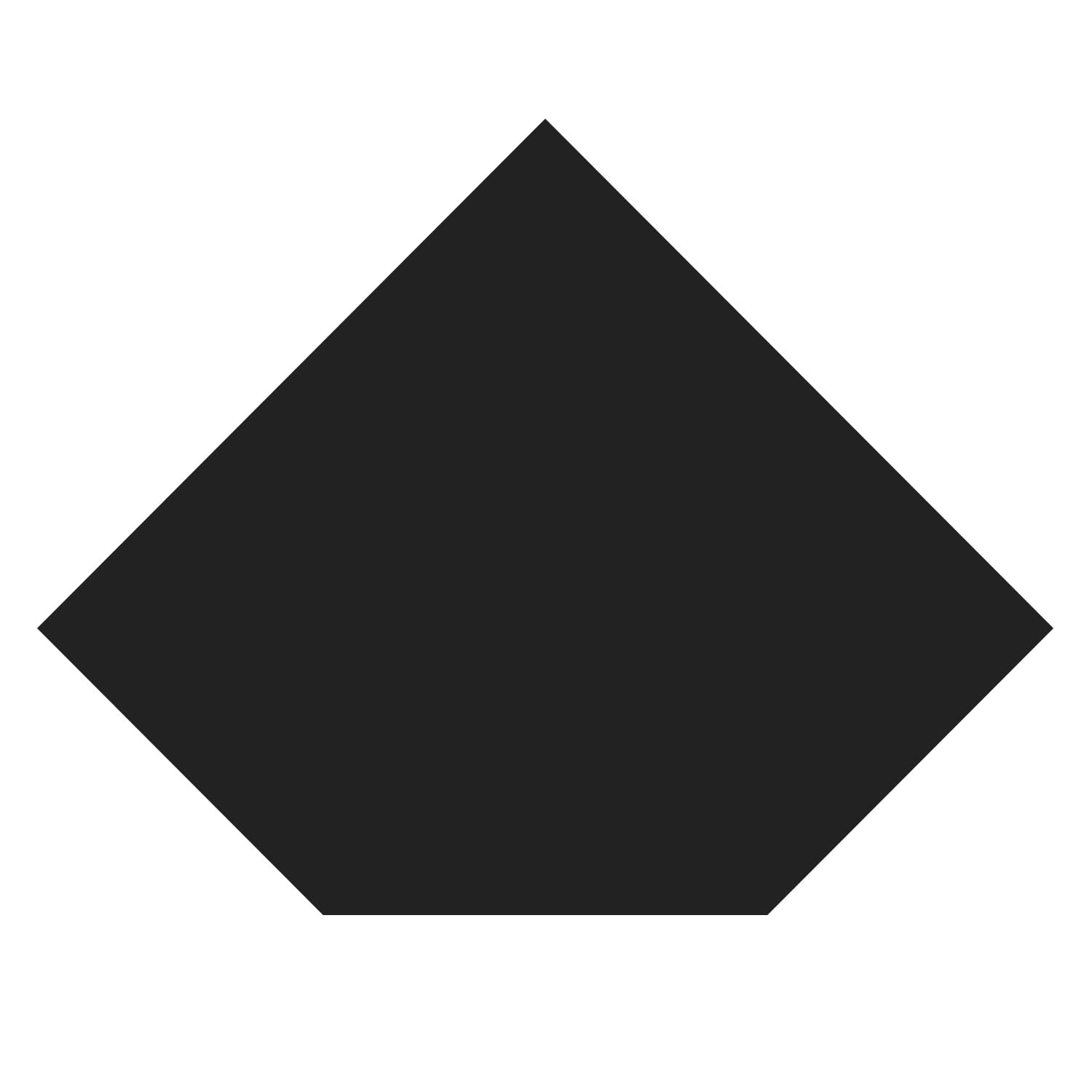 raik PU055-1B5-sw Raik Bodenplatte B5 Diamant schwarz pulverbeschichtet 1000 x 1000 mm