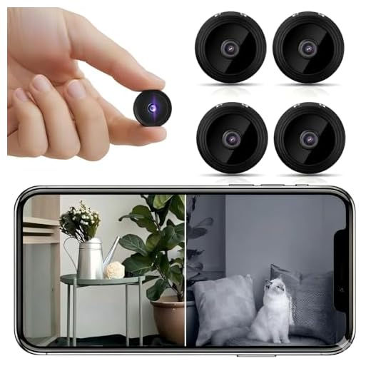 4PCS Mini Hidden WiFi Camera Set