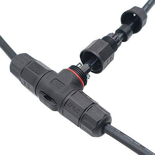 ALLOMN IP68 caixa de junção elétrica, conector de cabo à prova d'água para subaquático ou subterrân