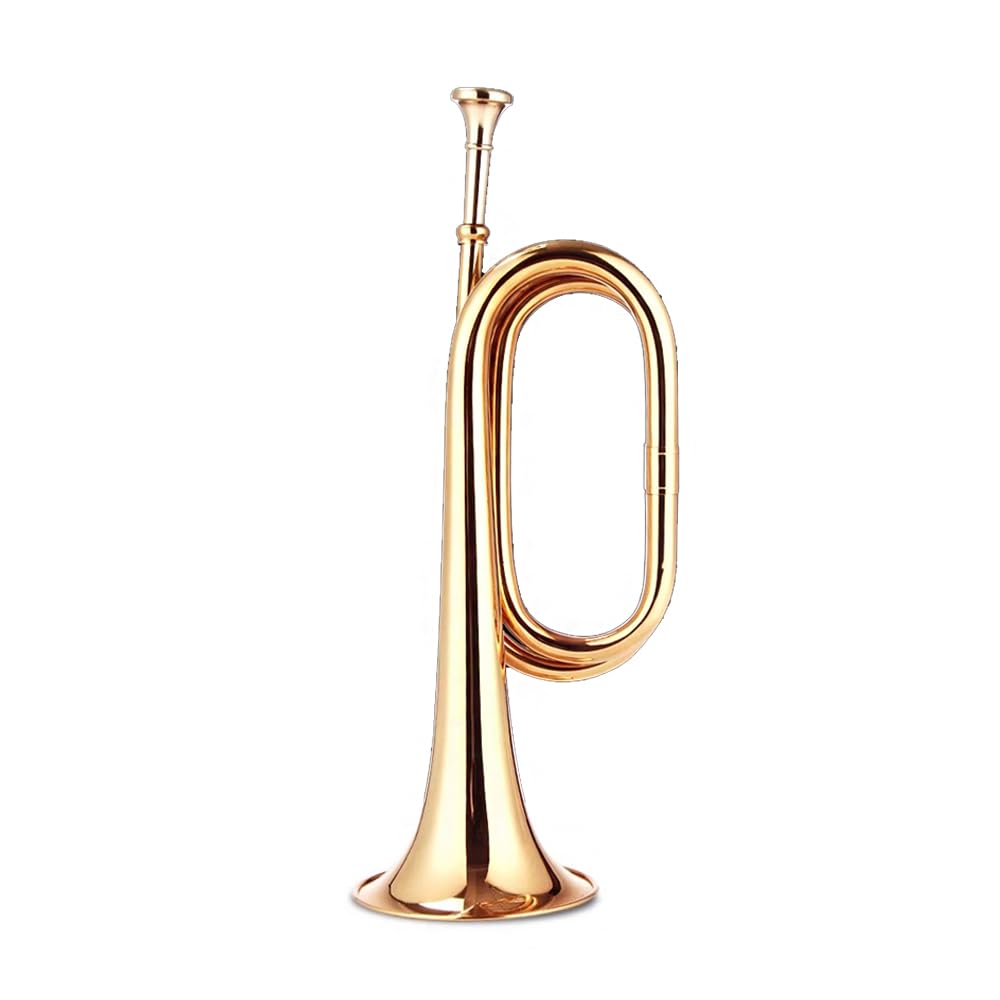 Trumpet, Including White Gloves + Red Silk + Storage Bag, Brass Instrument, Ergonomic Design