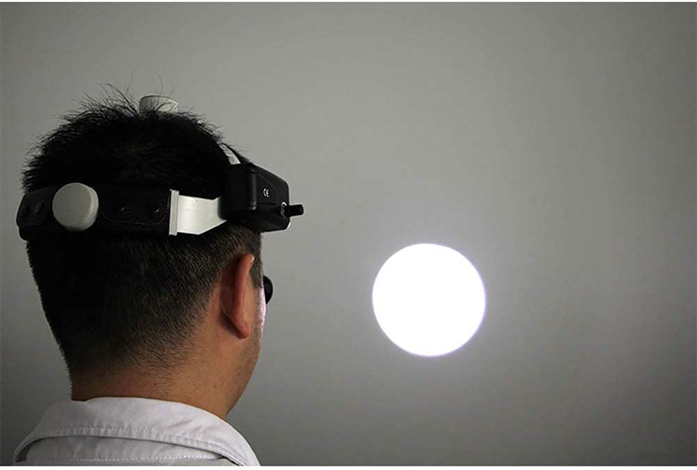 Vergrößerungsglas mit Licht, optische Lupenbrille mit LED-Scheinwerfer für Komfortables Sehen,