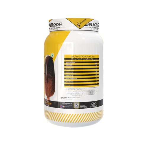 Image of BIG ROCK NUTRITION Animal Mass Weight Gainer Protein Powder for Men and Women, Increase Stamina with Natural Protein & Carbs (Chocolate, 1Kg /2.2Lbs, 20 Servings)