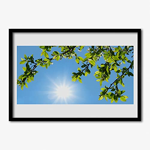 Cadre en MDF avec affiche encadrée 100x70 cm de qualité supérieure Tulup Nature