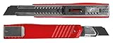 ecobra schneidematte a2 Carbonstahl-Klinge Ecobra Cutter Premium 18 mm, metallicrot