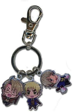 Great Eastern Entertainment Hetalia World Series Estados Unidos, Inglaterra y Rusia metal Llavero