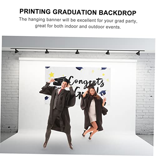 Abaodam 4 Pcs Bandeira Da Temporada De Formatura Cenários De Cabine De Fotos Parabéns Pano De Fundo