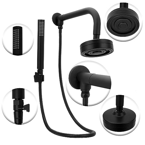 Chuveiro Ducha Autolimpante Preto/Black Completo C/Desviador