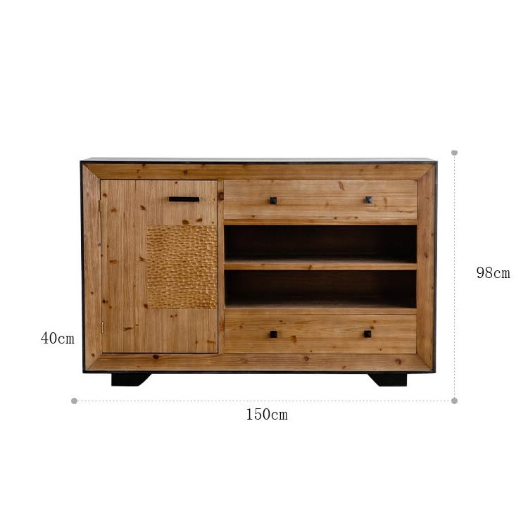 Credenza Credenza Della Cucina Credenza Vintage Invecchiata For La Casa, Il Soggiorno, L'armadietto Da Tè, Pensione, L'ingresso In Stile Di Fascia Media, I Mobili Cucina Credenza Mobile bar